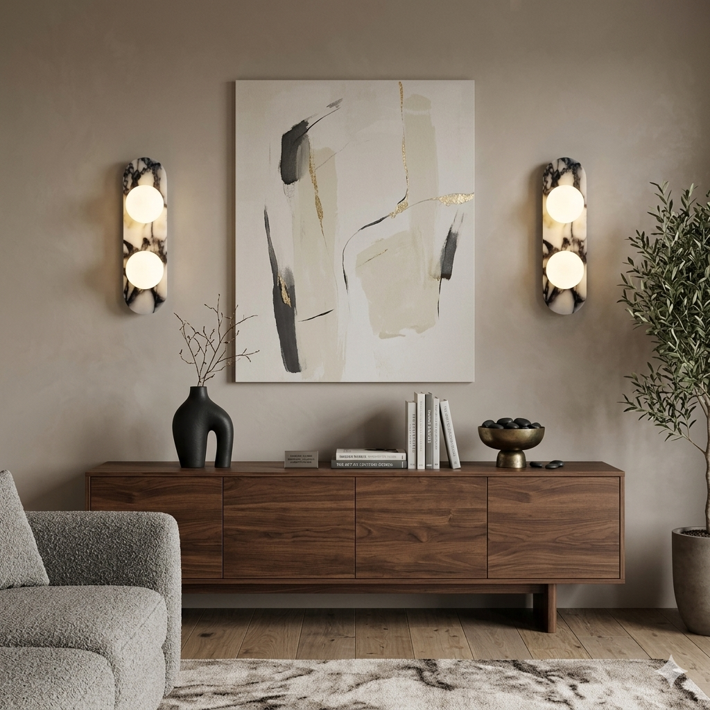Volakas - Marble Wall Lamp