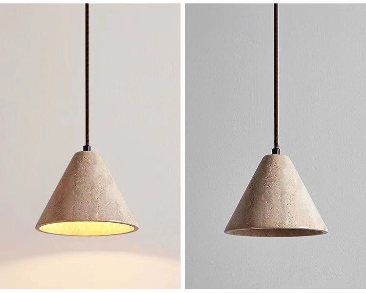 Giza - Travertine Pendant Light