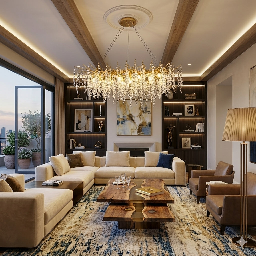 Magdelonette - Glass Chandelier