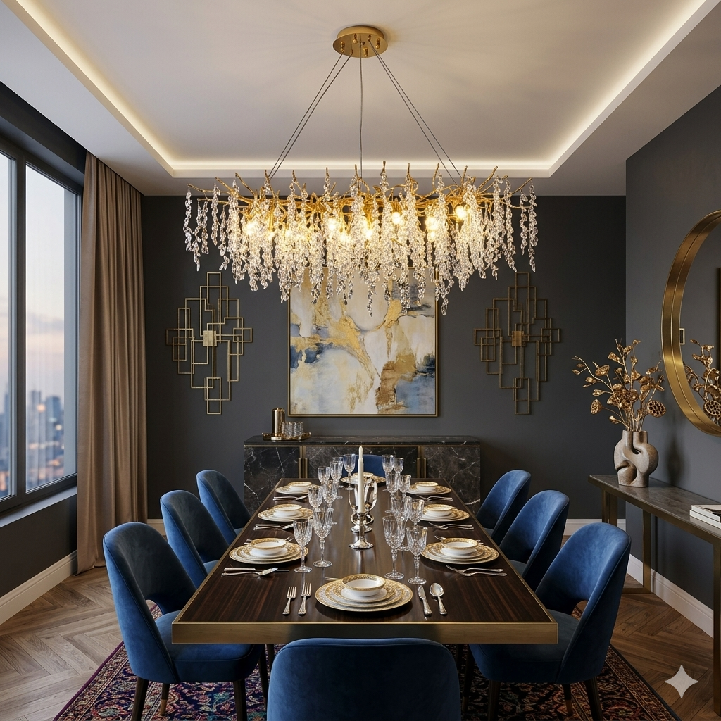 Magdelonette - Glass Chandelier