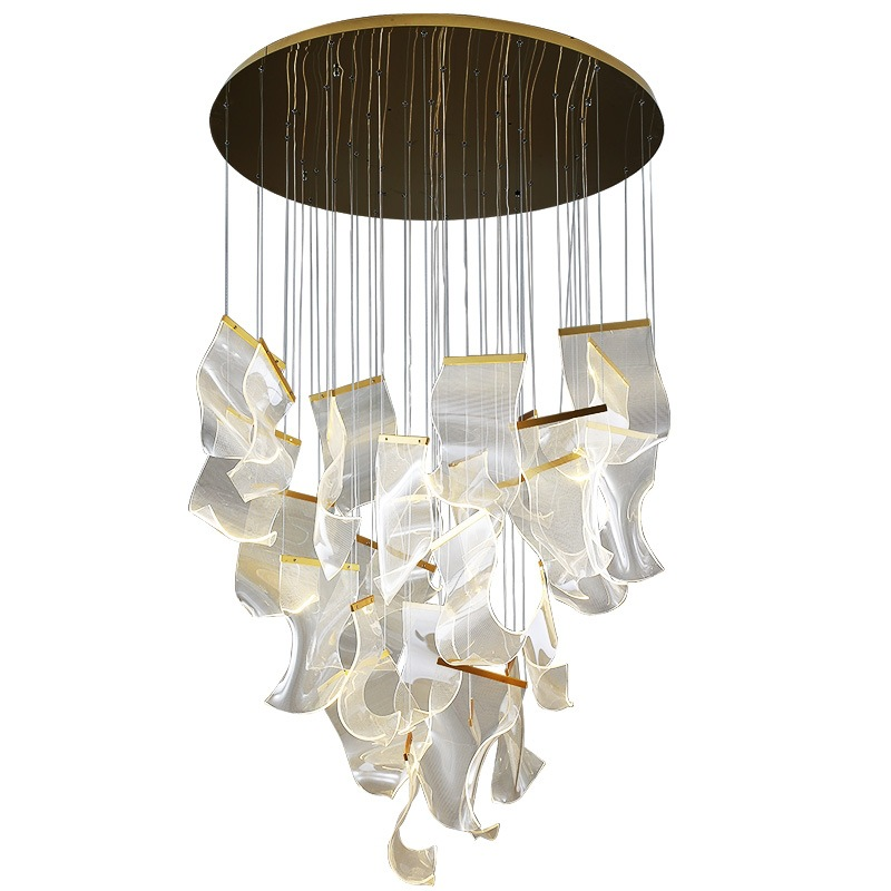 Roseau - Acrylic Cluster Chandelier