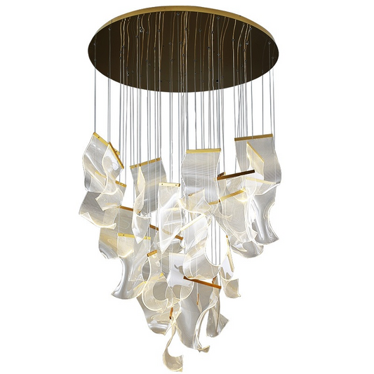 Roseau - Acrylic Cluster Chandelier