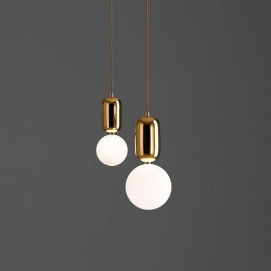 Doha - White Glass Pendant Light Philippines