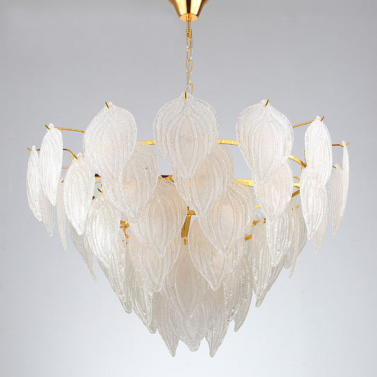 Athens - White Glass Chandelier Philippines