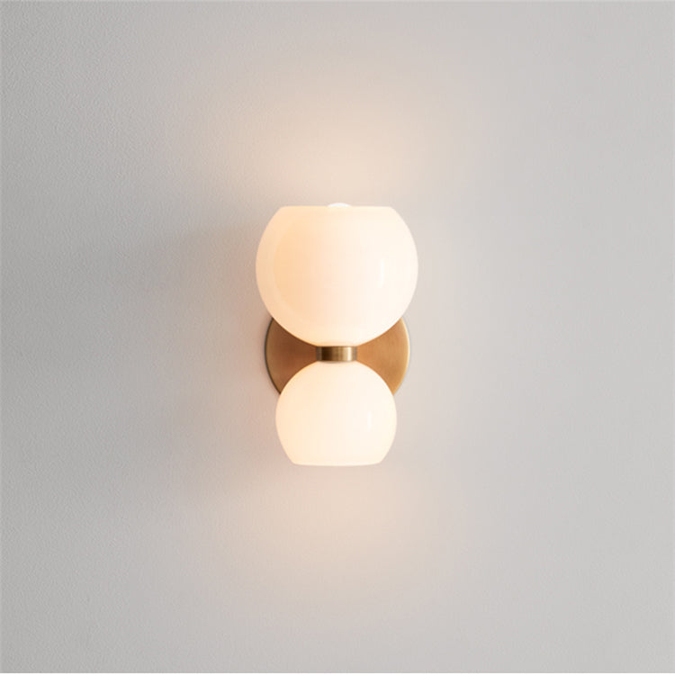 Otaru - White Glass Wall Lamp